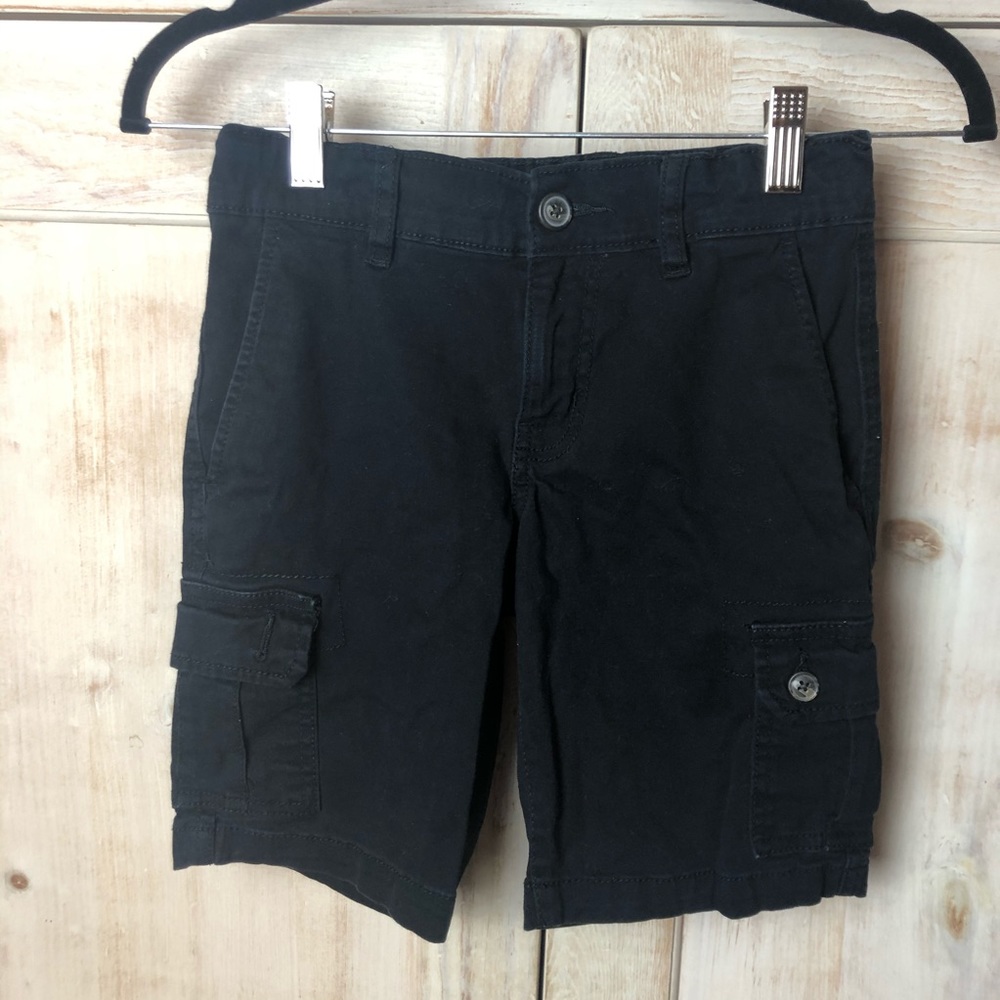 🔷 Arizona Jean Co. Boys Black Cargo Shorts